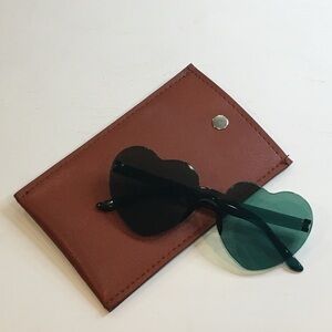 Vegan Leather Glasses Storage Pouch